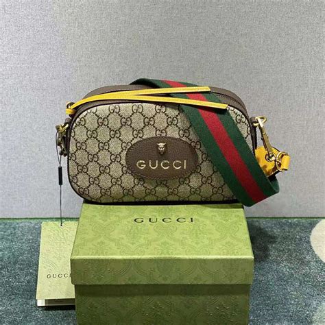 gucci supreme messenger handbag|gucci neo vintage messenger bag.